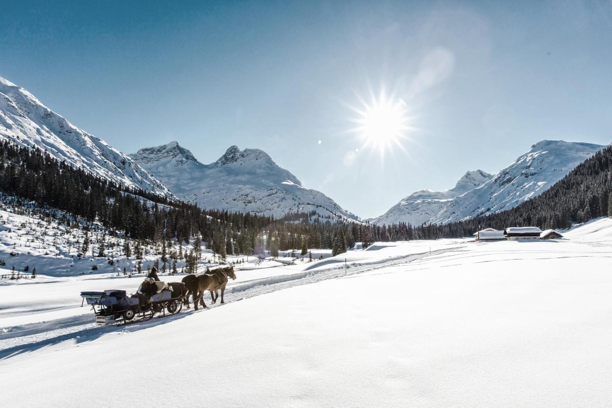 Hotel Goldener Berg Lech am Arlberg Exteriér fotografie
